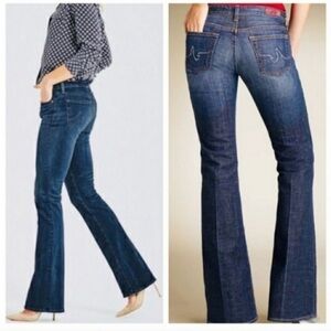 AG Adriano Goldschmied the club flare jeans 30 10 low rise Y2K dark wash 2000’s